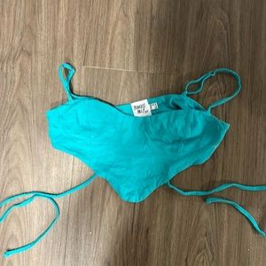 Princess Polly cropped corset that ties